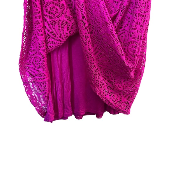 A-Line Dress Bright Fuchsia Pink Summer Tank Dress - Apt 9 - A Line Style - Picture 6 of 9